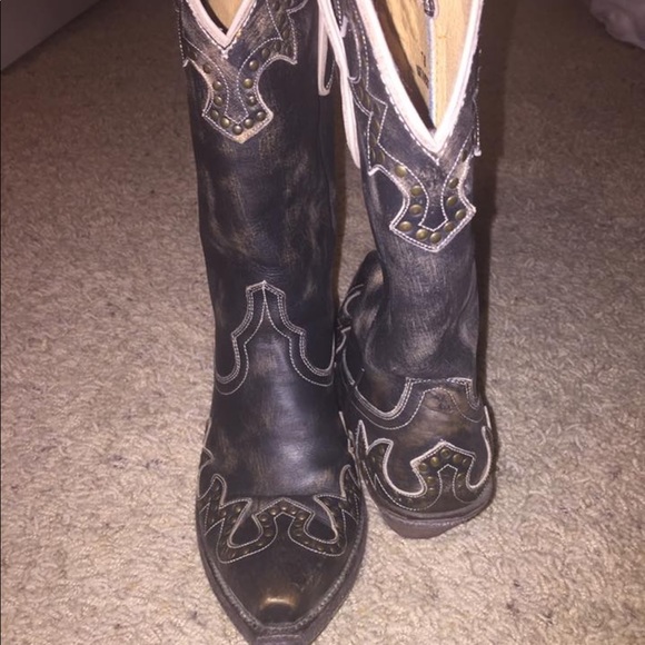 Black Cowboy boots - Picture 1 of 2